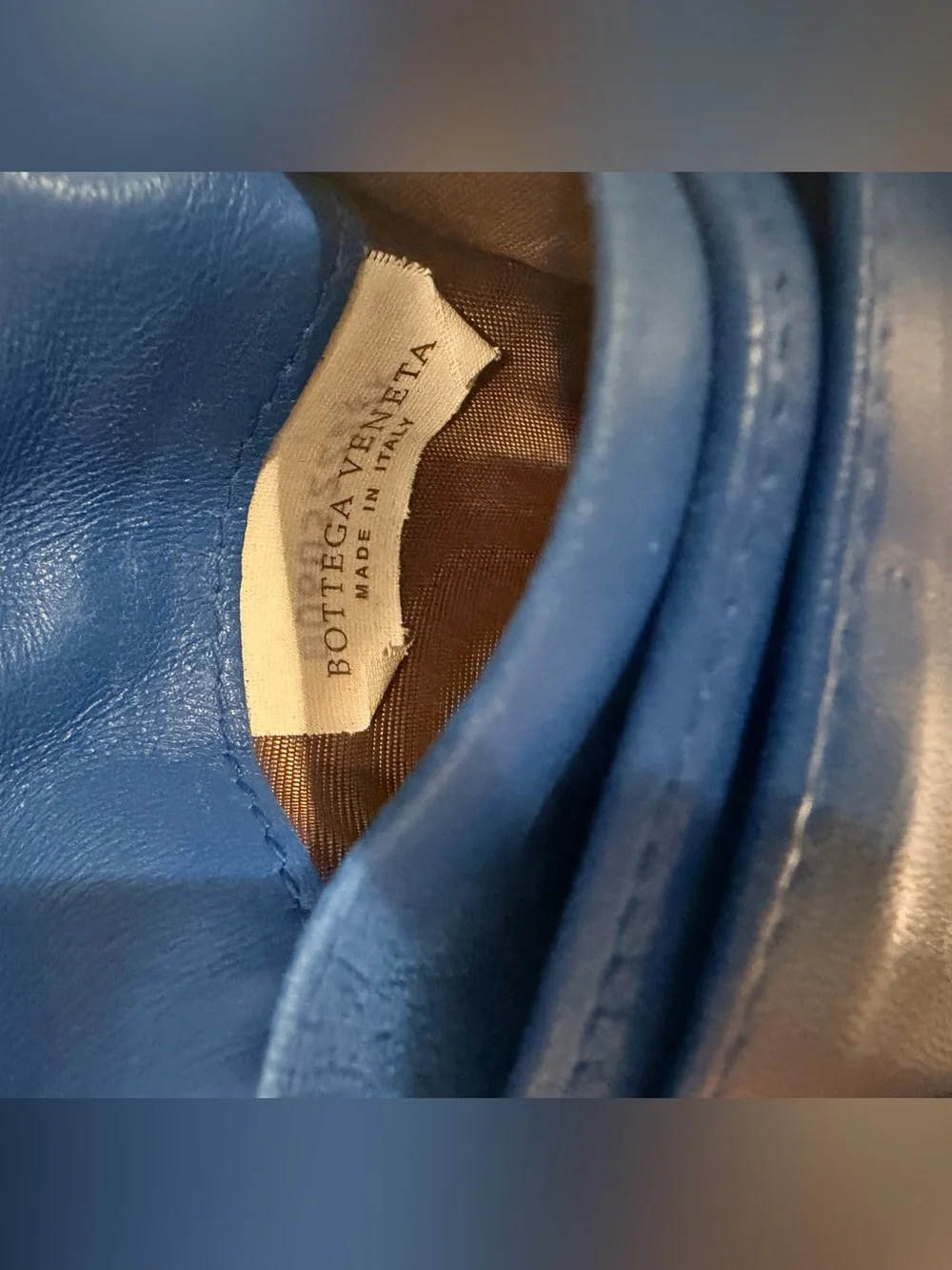 Bottega Veneta Blue Intrecciato Woven Leather Bifold Wallet - Full Inclusion